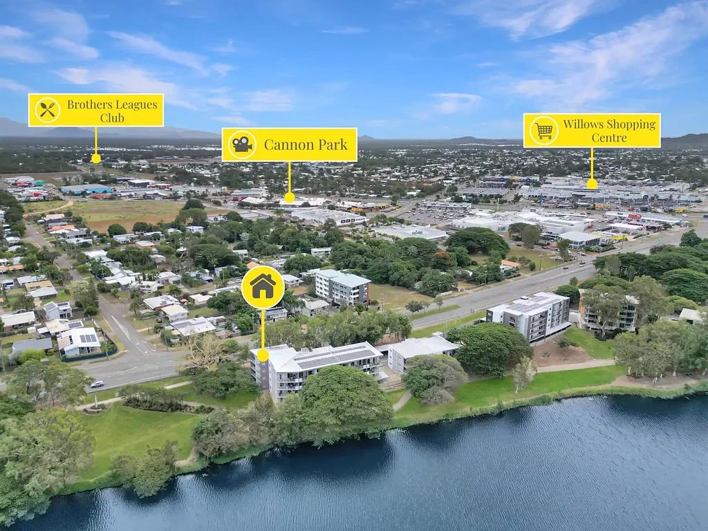 Thuringowa Central 1房  Top Floor Waterfront Apartment with Proven Returns