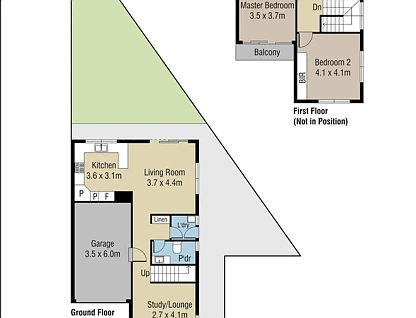 35/8 The Crossing, Caroline Springs, Western Melbourne, 3房, 2浴, Townhouse