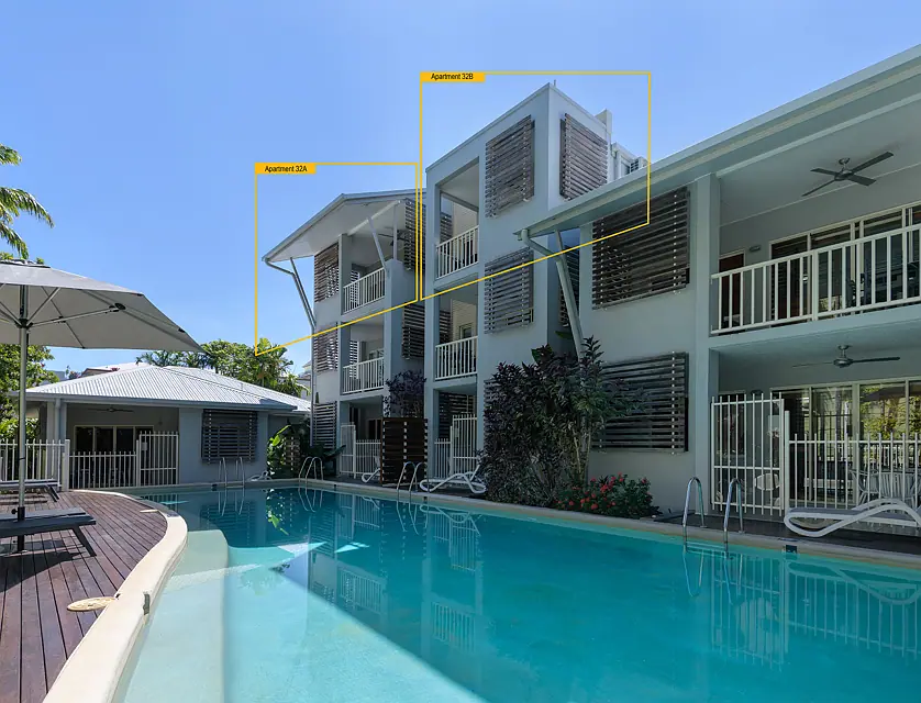 32/10-12 Owen Street, Port Douglas, Cairns, 2房, 2浴, Unit