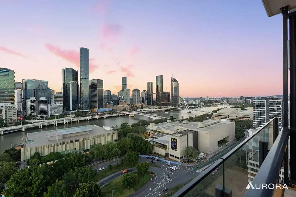South Brisbane 2Habitaciones Level 20 - Elevated Riverfront Living with FULL Brisbane River Views & Exceptional Investment Potential