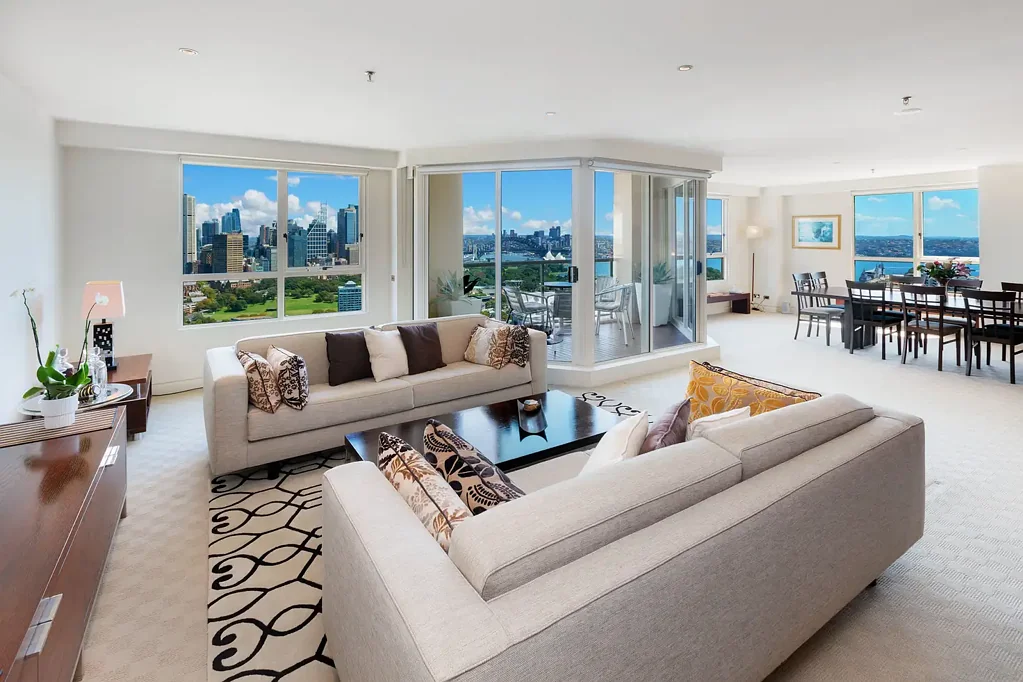 Potts Point 3ਬੈੱਡਰੂਮ Stunning Luxury 3/4-Bed Sub-Penthouse With Sweeping Views In Celebrated "Elan"