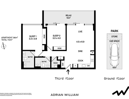 302A/797 Botany Road, Rosebery, Eastern Suburbs, 2 chambres, 2 salles de bain, Apartment