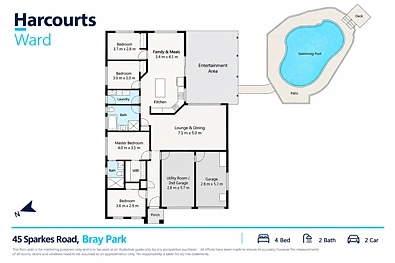 Floor plan - 45 Sparkes Road, Bray Park, QLD 4500
