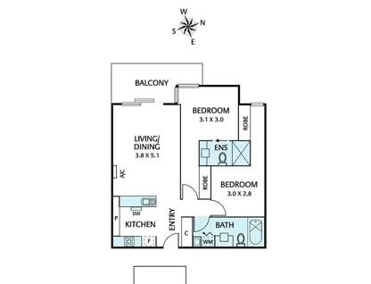 107/59 Earl Street, Kew, VIC 3101, 2 Bedrooms, 2 Bathrooms, Apartment