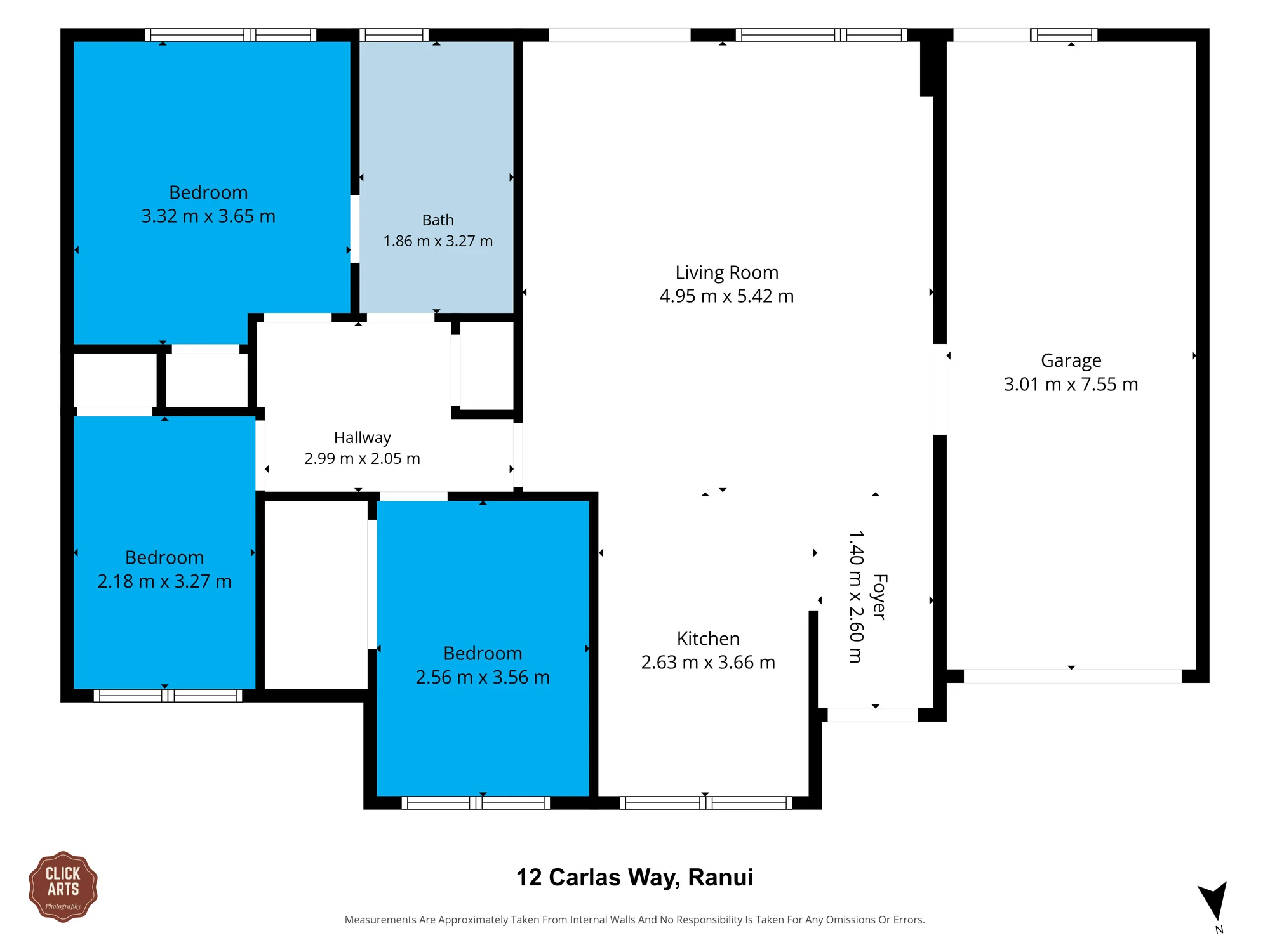 12 Carlas Way, Ranui, Waitakere City, Auckland, 3房, 1浴, House