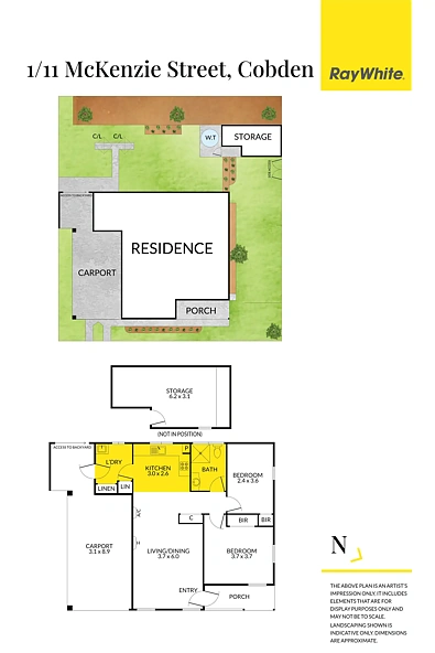 1/11 McKenzie Street, Cobden, VIC 3266, 2 rūma, 1 rūma horoi, Unit