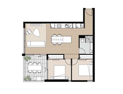 1509/78 Stirling Street, Perth, WA 6000, 2 Bedrooms, 1 Bathrooms, Apartment