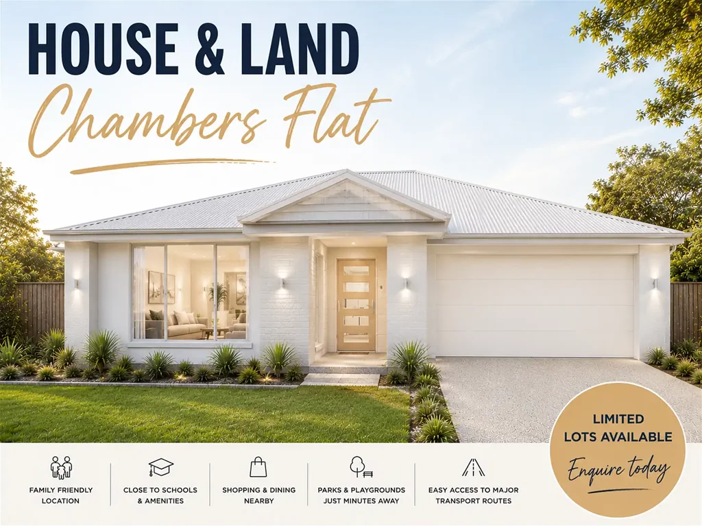 Chambers Flat 4Habitaciones Secure Your New House & Land Package  in Chambers Flat - Limited Lots Available