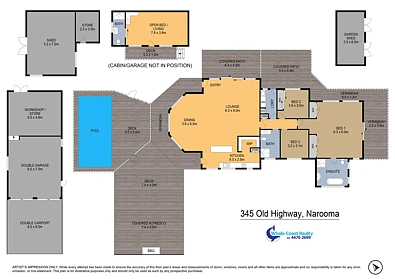 345 Old Highway, Narooma, NSW 2546, 4 Schlafzimmer, 3 Badezimmer, House