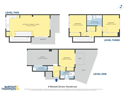 Lot 1/4 Waitaki Street, Henderson, Waitakere City, Auckland, 3房, 2浴, 城市屋
