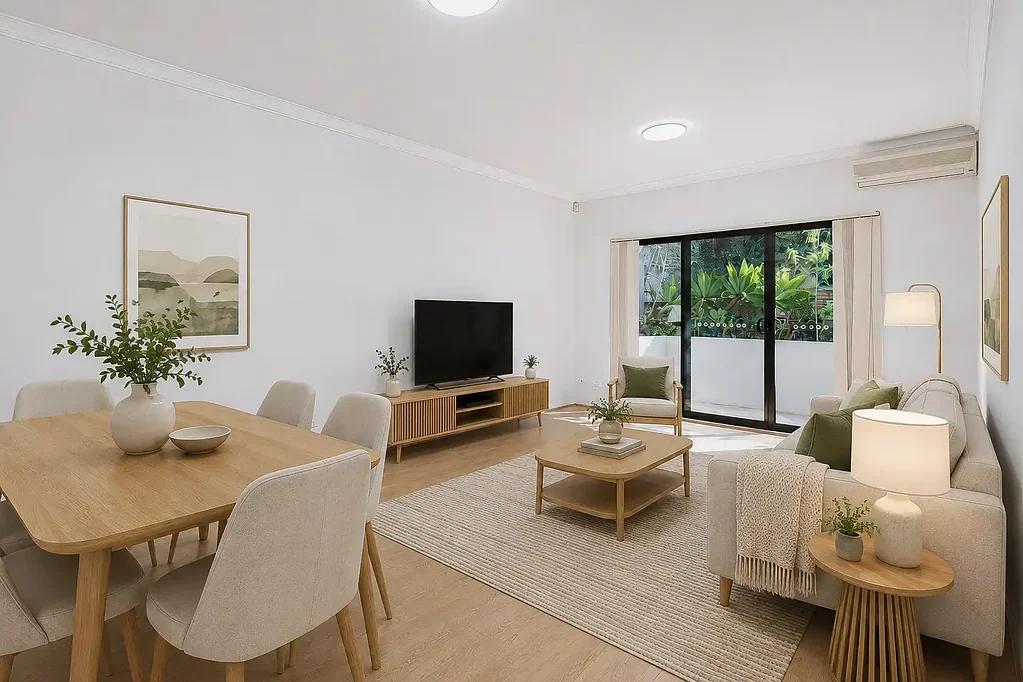 Homebush West 2房 带两个阳台和安全停车位的高架底层公寓 Elevated Ground Floor Apartment with Two Balconies & Secure Parking