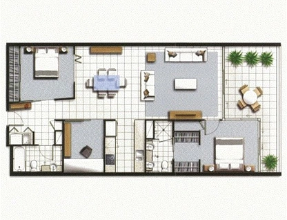 402/11 Compass Drive, Biggera Waters, Gold Coast, 2 ਕਮਰੇ, 2 ਬਾਥਰੂਮ, Apartment