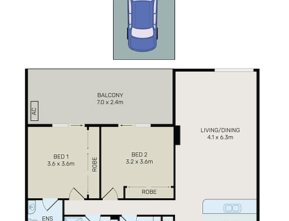 2403/14 Hill Road, Wentworth Point, Parramatta (Northwest suburbs), 2 ห้องนอน, 2 ห้องน้ำ, Apartment