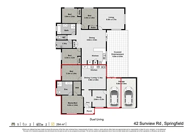 42 Sunview Road, Springfield, QLD 4300, 5房, 2浴, House