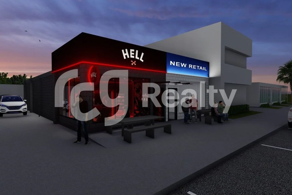 Unknown Brand New Retail Store Beside Hell Pizza