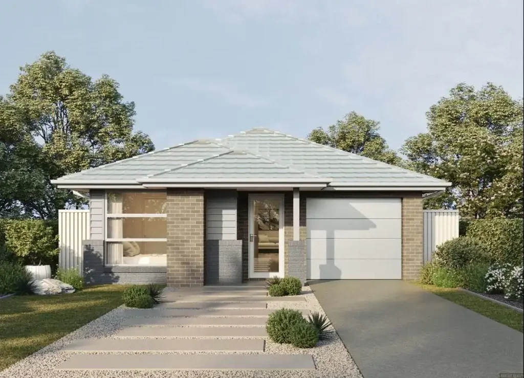 Leppington 步行即达未来购物中心 便捷火车一小时达CBD 高速公路环绕 国际机场近邻 现代厨房石材台面 全屋瓷砖卫浴 高级哑光黑配饰 Land for sale in Leppington - Anticipated Registration December 2026