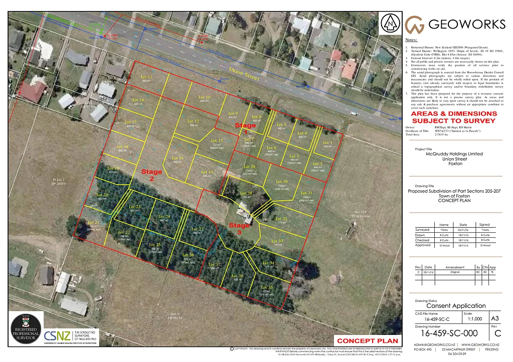 Foxton 2.7394ha Residentially zoned Foxton Land in the ever sunny Foxton