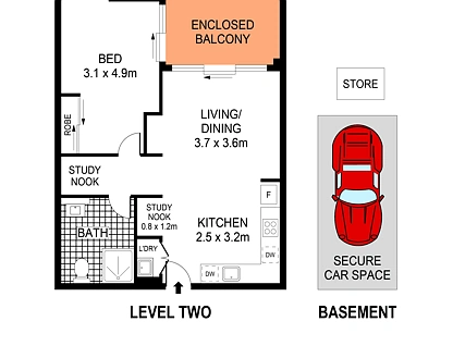 207/3 Bundil Boulevard, Melrose Park, Upper North Shore, 1 غرف, 1 حمامات, Apartment