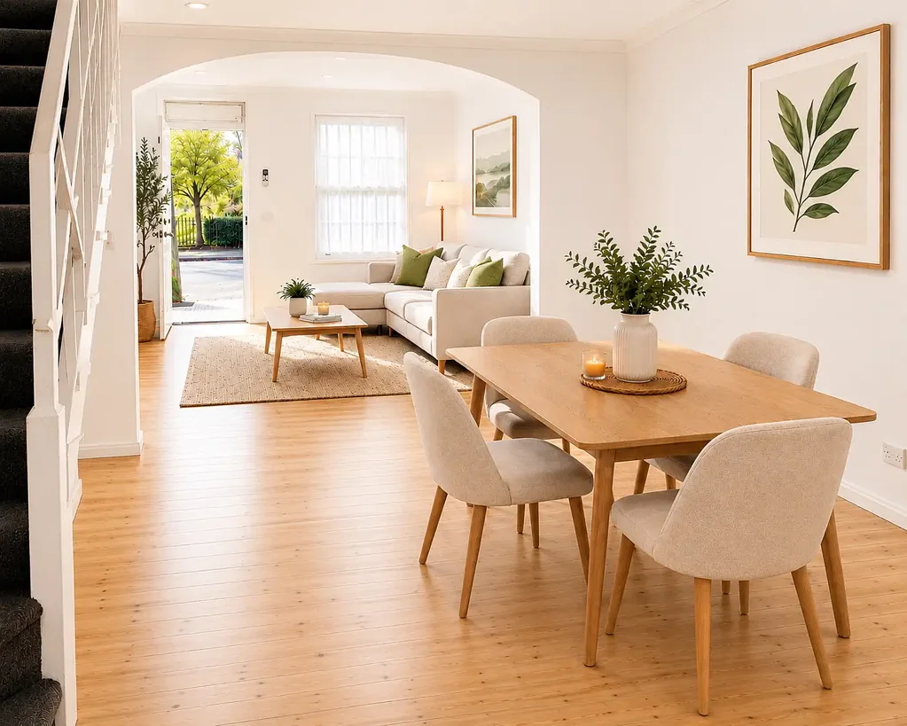 RENOVATED TERRACE IN PRIME LOCATION