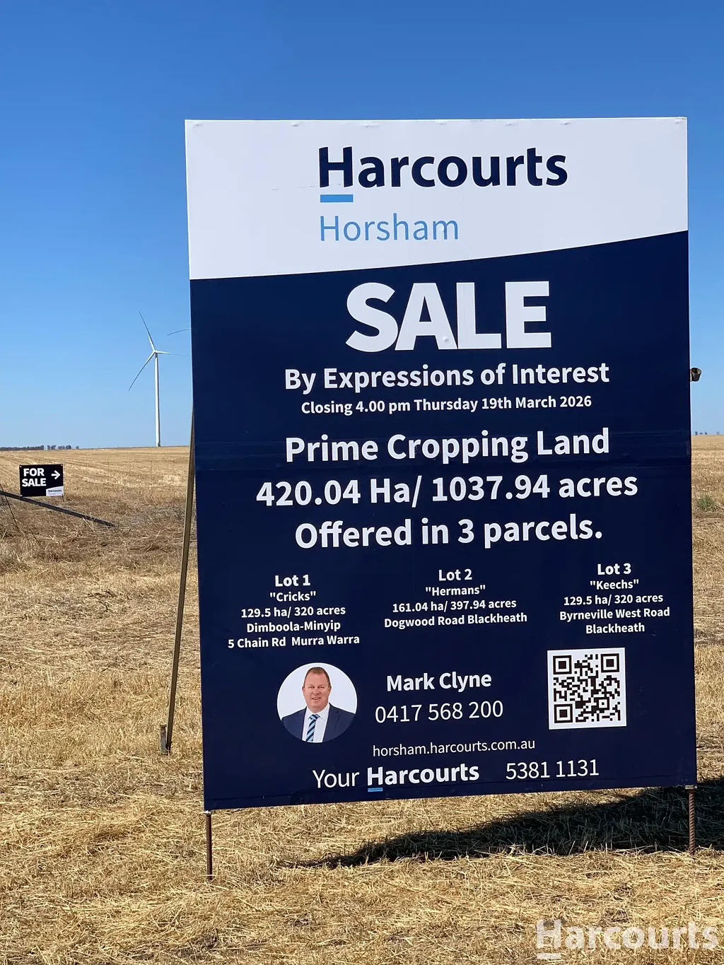 Murra Warra  Prime Cropping land at Murra Warra & Blackheath
