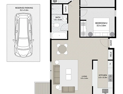 4/14 Arncliffe Avenue, Port Macquarie, North Coast, 2 침실, 1 욕실, Apartment