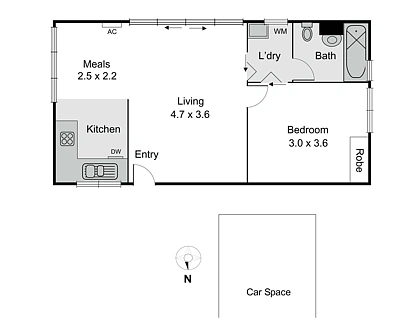 1/485 St Kilda Street, Elwood, Melbourne CBD, 1 침실, 1 욕실, Apartment