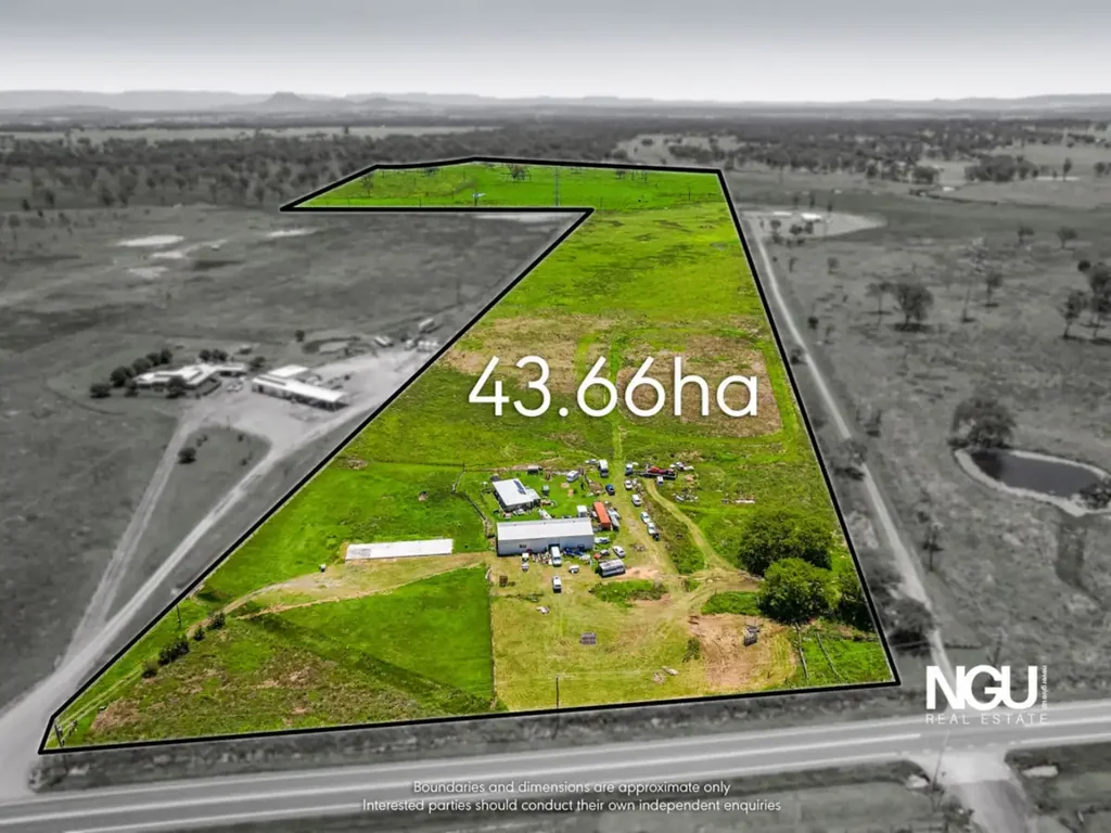 Purga 1ห้องนอน 107 ACRES WITH TOWN WATER, TWO ROAD FRONTAGE AND DUAL OCCUPANCY APPROVED!