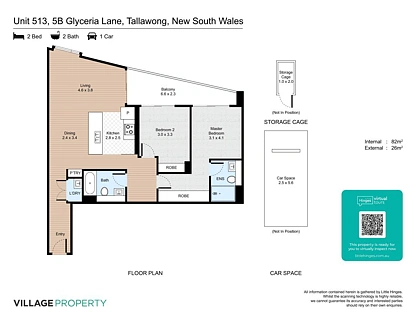 513/5B Glyceria Lane, Tallawong, Central Tablelands, 2 ห้องนอน, 2 ห้องน้ำ, Apartment