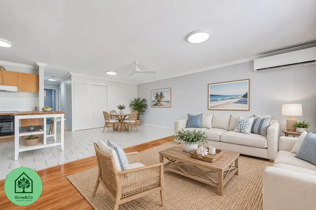 Surfers Paradise 2Moenga Vacant & Ready to Move In – Top Floor Chevron Island Apartment with 2 Car Spaces! Your Chevron Island Lifestyle Starts Here!