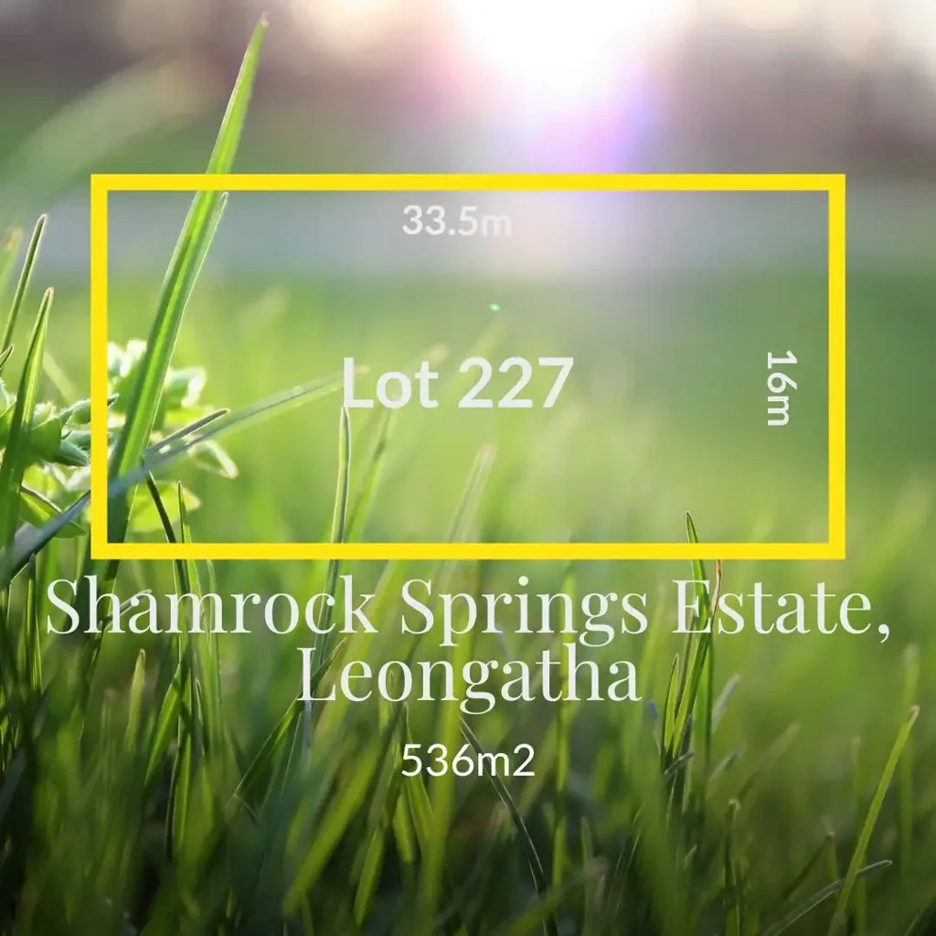 Leongatha  SHAMROCK SPRINGS - STAGE 1B NOW SELLING