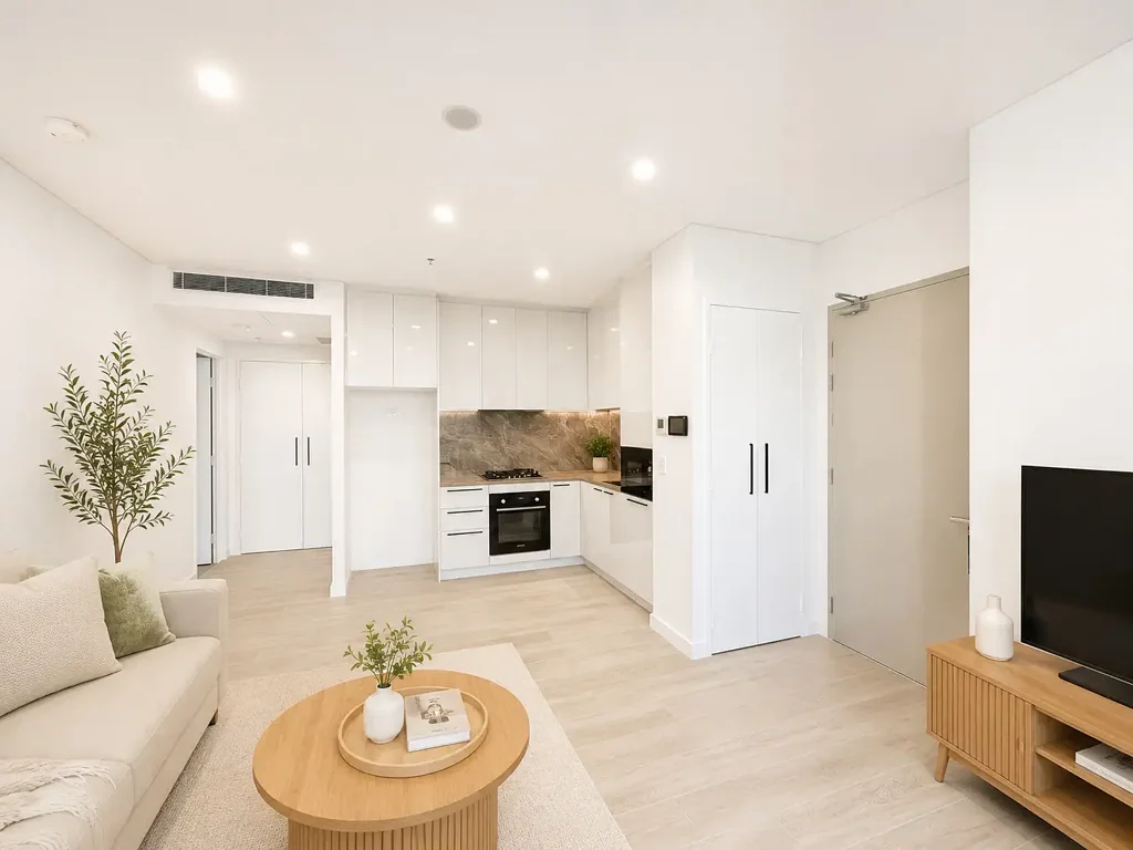 Macquarie Park 1房 Meriton高端三居室 37层壮丽景观 恒温泳池 健身房 便捷大学医院商圈 Brand New 1-Bedroom Apartment with Parking | Never-to-Be-Built-Out Views
