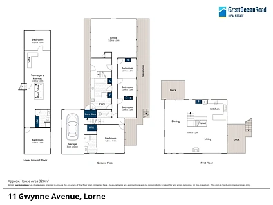 11 Gwynne Avenue, Lorne, VIC 3232, 6 Bedrooms, 3 Bathrooms, House
