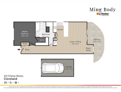 5/2 Fitzroy Street, Cleveland, Redland City Region, 1 Bedrooms, 1 Bathrooms, Apartment