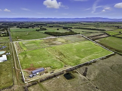 Longford  40 acres and a big shed