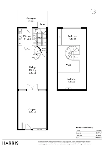 Plano ng Bahay - 5/8 Logan Street, Adelaide, SA 5000