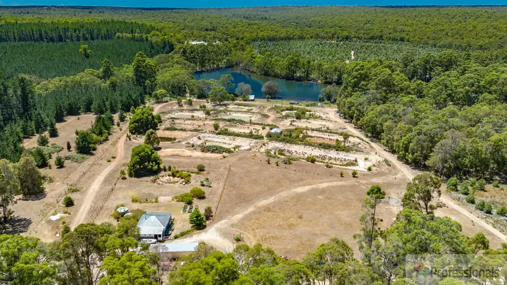 Manjimup The ultimate - 92 acres, a massive dam, marron ponds with a 2 x 1 cottage plus studio  & shed!