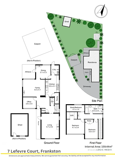 ਮੰਜ਼ਿਲ ਦੀ ਯੋਜਨਾ - 7 Lefevre Court, Frankston, VIC 3199