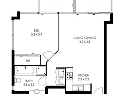 Level21/91-95 Liverpool Street, Sydney, Sydney CBD, 2 Schlafzimmer, 1 Badezimmer, Apartment