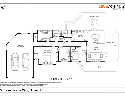 5C Janet Frame Way, Whitemans Valley, Upper Hutt City, 4房, 2浴, House