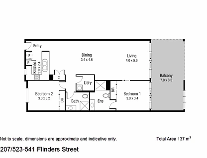 ID:21122553/523-541 Flinders Street, Townsville City, Townsville, 2 침실, 2 욕실, Apartment
