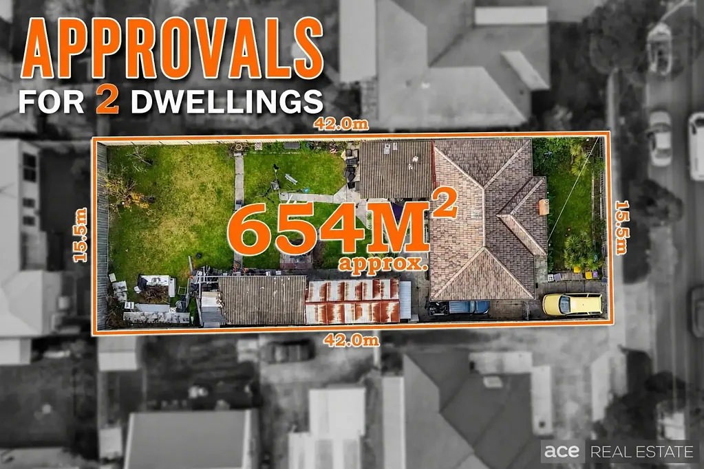 Altona North 5 Bedroom Approved Plans for Two Double-Storey Dwellings on 654m² (Approx.) - Exceptional Development Opportunity