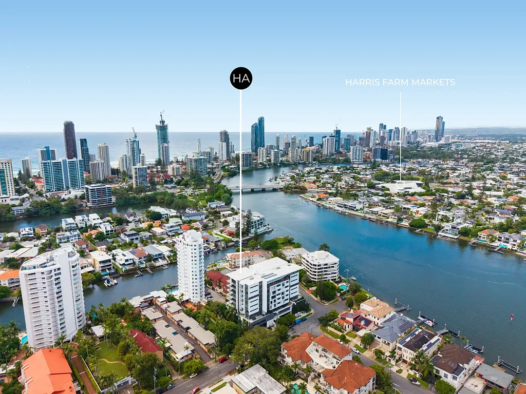 Surfers Paradise 2房  North-Facing Riverside Apartment in a Highly Sought-After Building