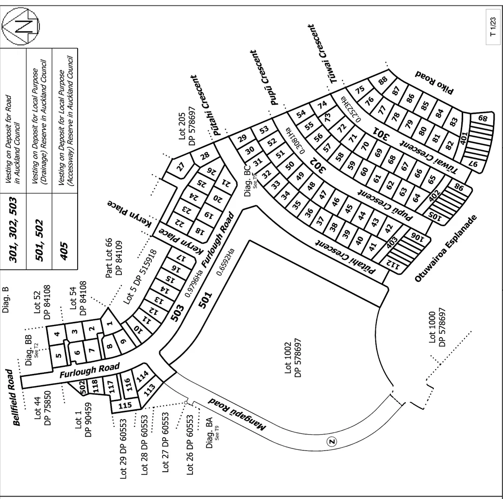 Papakura Sections for Sale in Bellfield Estate