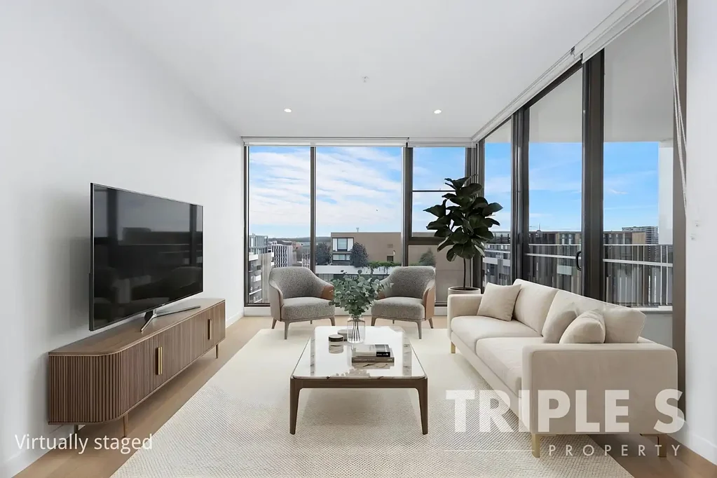 Macquarie Park 1ห้องนอน High Level | Bright & Sunny | 1 Bed + Study (2nd Bedroom Potential) | Oversized B1 Car Space Next to Lift | Walk to Metro & Shops