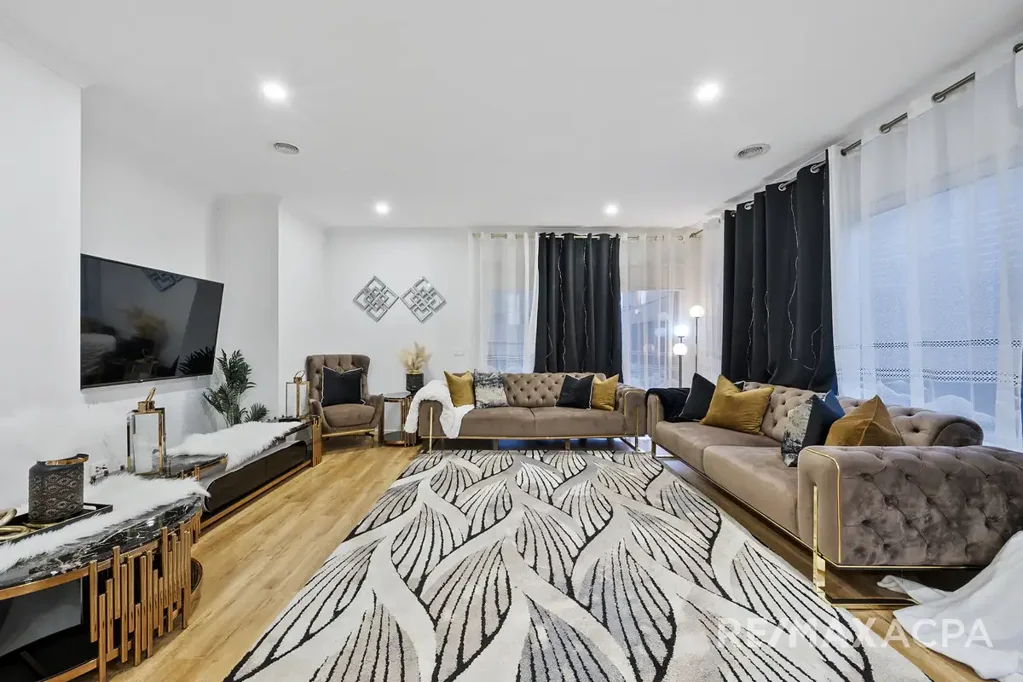 Tarneit 4房 现代奢居 采光佳 室内外无缝衔接 高品质厨房配备 双卫浴套间 低维护花园 供暖空调 豪华教育购物配套 近公交站点 A Perfect Blend of Modern Design and Convenience