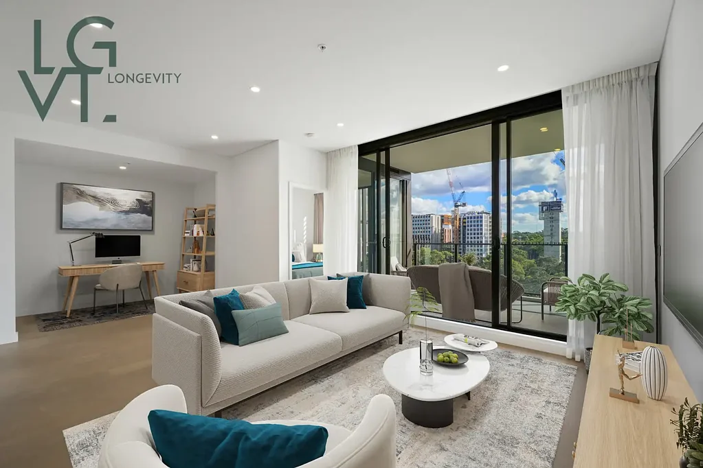 Macquarie Park 2房 高层西北景观 大量光线 Miele豪华电器 岛台厨房 社区泳池健身房 步行商圈大学 Luxury Two Bedroom + Two Bathroom+ One Media for Sale
