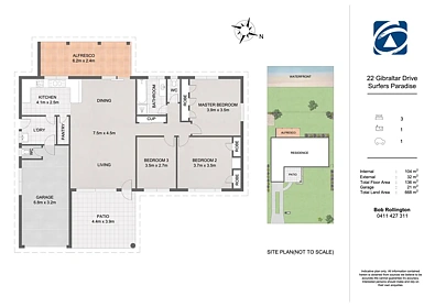 22 Gibraltar Drive, Surfers Paradise, QLD 4217, 3 Bedrooms, 1 Bathrooms, House