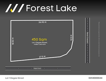 LOT 1 Degas Street, Forest Lake, Brisbane Western Region, 0 રૂમ, 0 બાથરૂમ, Section