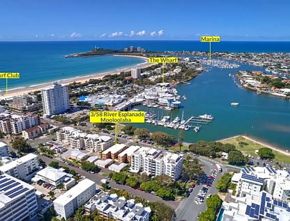 3/58 River Esplanade, Mooloolaba, QLD 4557, 2 ਕਮਰੇ, 1 ਬਾਥਰੂਮ, Unit
