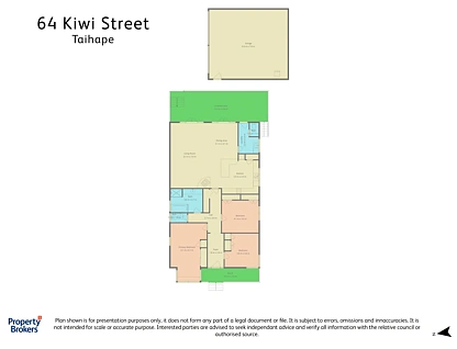 64 Kiwi Road, Taihape, Rangitikei, Manawatu, 3房, 1浴, House